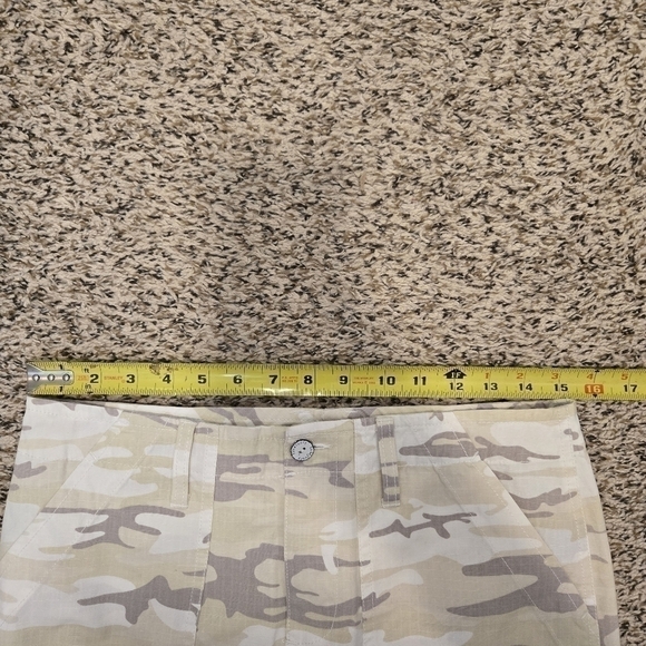 SANCTUARY White and Gray Camouflage Mini Skirt 100% Cotton Size 27 - Picture 11 of 12